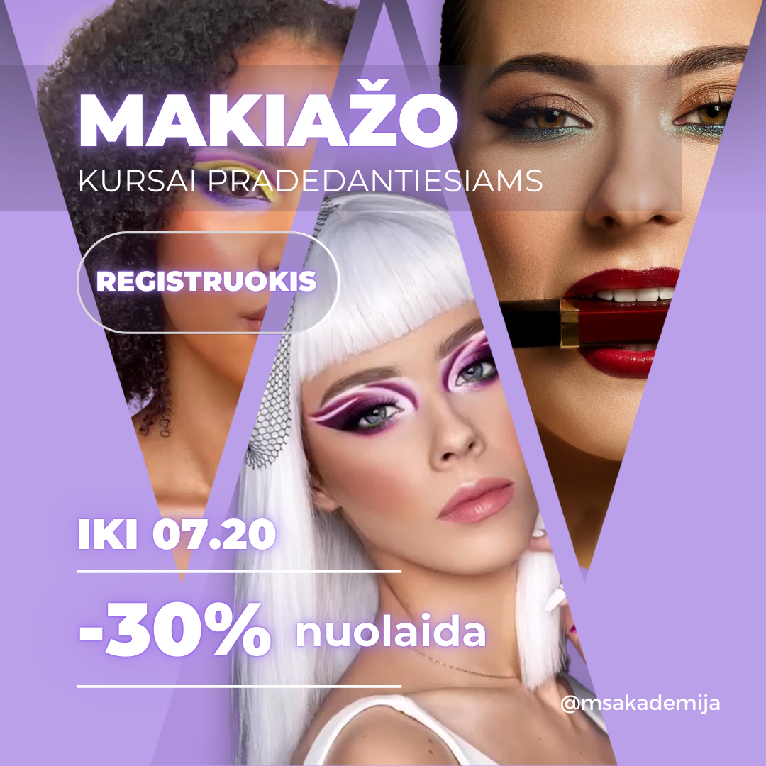 Makiažo kursai pradedantiesiems